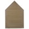Ekena Millwork Peaked Gable Vent, Functional, 24 3/8"W x 36 3/8"H x 1 1/4"P , 12/12 Pitch GVPE24X36F - alternate 2